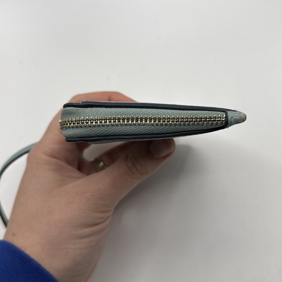 Kate Spade Jackson Blue Wristlet Small Card Holder Purse Wallet - Picture 5 of 12